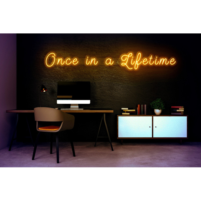 Carteles de Neón Led - Luces de neón "One in a Lifetime"